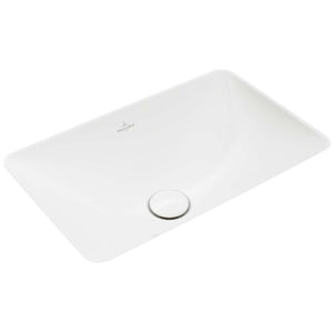 Loop & Friends Undercounter Washbasin, 450 x 280 x 170 mm, with overflow, outside surface glazed