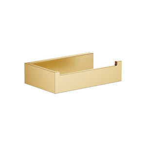 Tissue holder without cover - Brushed Durabrass (23kt Gold)