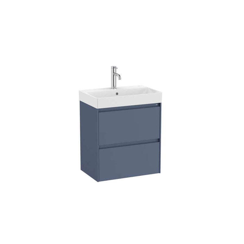 Roca A857761504 ONA unik furniture with 2 drawers matt blue 600mm