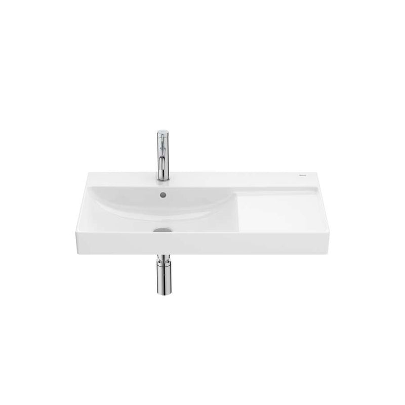 Roca A327689004 ONA Unik basin Sink on left hand 800 x 460 mm in gloss white