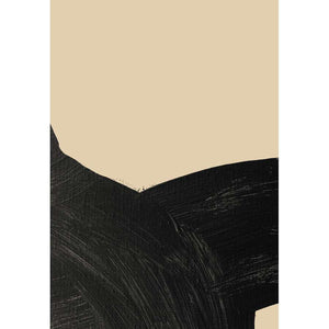 Paper Collective 50 Rune Elmegaard 11 with white aluminium frame Acoustic Framed Art Panel 700 x 1000 x 50 mm