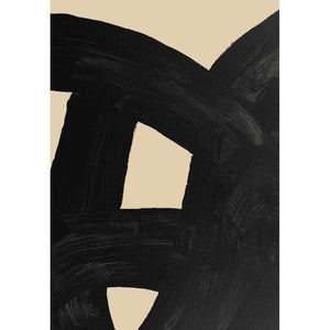 Paper Collective 50 Rune Elmegaard 12 with white aluminium frame Acoustic Framed Art Panel 700 x 1000 x 50 mm