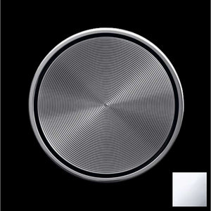 CYO XS-080881 Handle Insert with Textured Circle in Polished Chrome