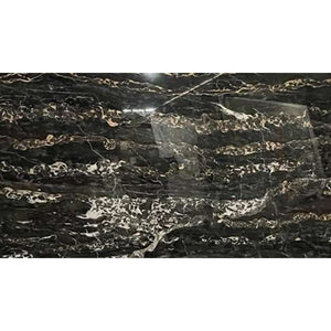 Natural Stone Collection Portoro Super Extra DG635 Polished (bookmatch) Natural Stone Slab 2600 - 2720 x 1400 - 1480 x 20 mm