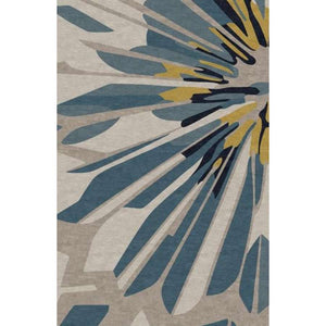 Garden of Eden Belle Blue (PCS) T71, T73, T120, T49, T128, W765 Hand-Tufted Cut Pile Rug 2000 x 3000 x 17 mm