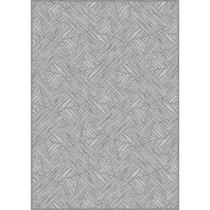 Circular Collection/Scratches Stream Eco (PCS) EN590, EN501 Hand-Tufted Cut & Loop Pile Relief Rug 1700 x 2400 x 9 - 12 mm