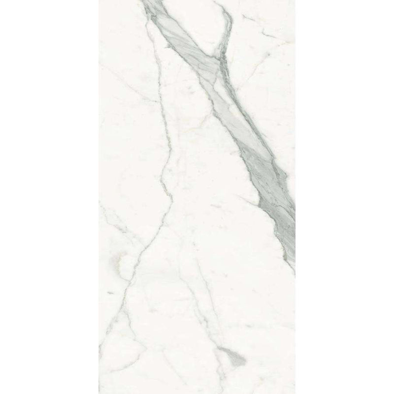 Marble Lab AL192X864 Calacatta Statuario Calacatta Statuario Polished Rectified Full Body Porcelain Tile 1200 x 600 x 8 mm