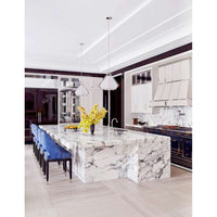 - Lighting Pendant Lamp, Frame Satin Brass & White Glass, light source included, 12V 6W LED Bulb & 220V LED Driver