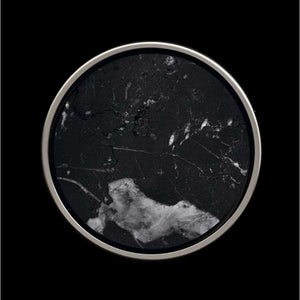 CYO XS-080887 Handle Insert in Natural stone, Nero Marquina, polished