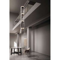 F0268000 Lighting Suspension 1 Low Cylinder And Cone Suspension Lamp, F0268000 - Black