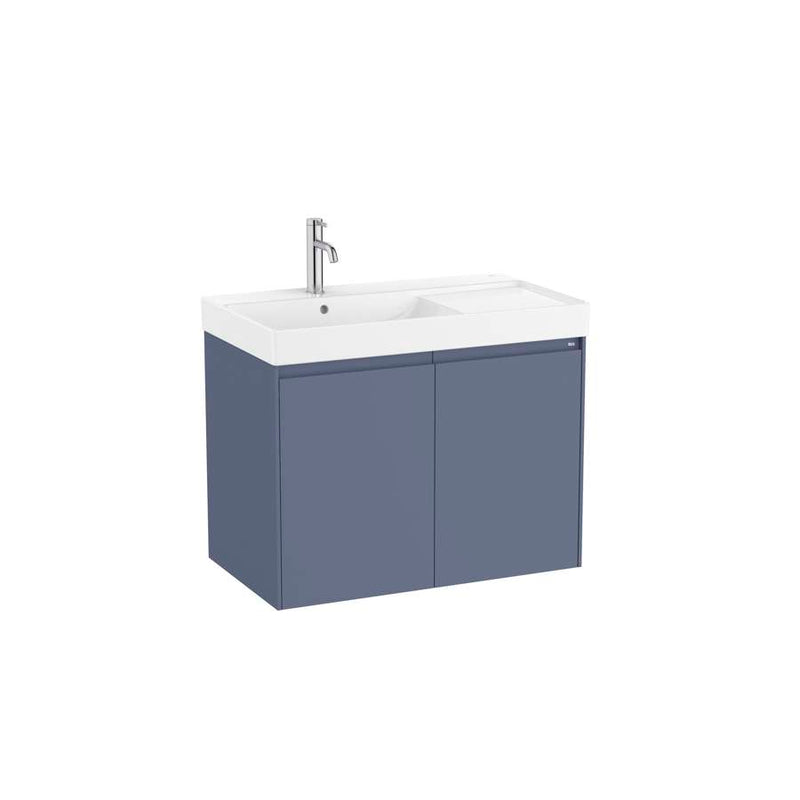 Roca A857767504 ONA unik furniture with 2 doors in matt blue 800mm