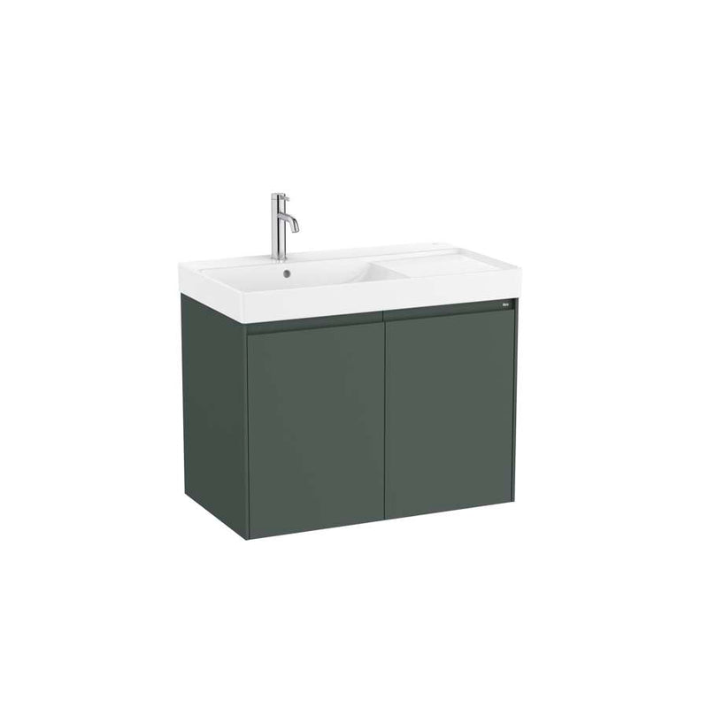 Roca A857767513 ONA unik furniture with 2 doors matt green 800mm