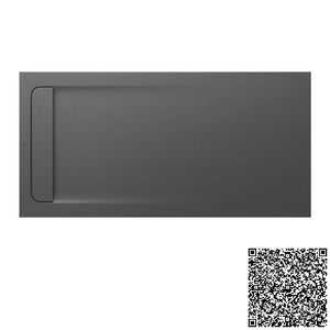 Aquos Superslim STONEX® shower tray w/ cover 1800 x 900mm