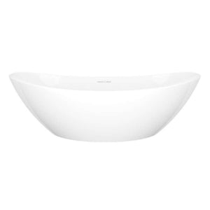 Victoria + Albert VB-AML-55-NO Amalfi 55 washbasin in white 550 x 340 x 168 mm
