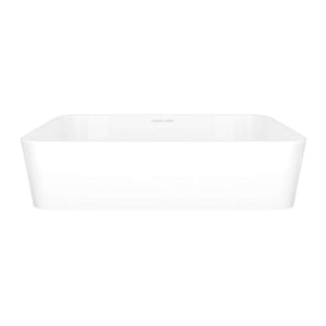 Victoria + Albert VB-EDG-45-NO Edge 45 sit-on washbasin in white 450 x 325 x 111 mm