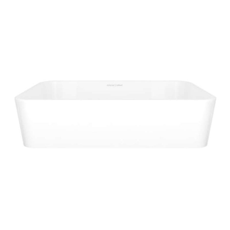 Victoria + Albert VB-EDG-45-NO Edge 45 sit-on washbasin in white 450 x 325 x 111 mm
