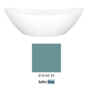 Victoria + Albert Amalfi 55 VB-AML55M-SM-NO-RAL2106015 washbasin in Matt Baltic blue 550 x 340 x 168mm