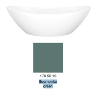 Victoria + Albert VB-AML55M-SM-NO-RAL1705010 washbasin in Matt Bournonite Green 550 x 340 x 168mm