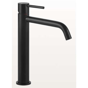 Gessi EMPORIO 18606.299 High version basin mixer , long spout, flexible connections,in 299 Black XL without waste