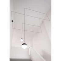 F6480030 Lighting Suspension Lamp, F6480030 - Black