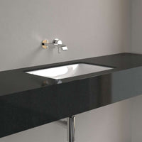 Loop & Friends Undercounter Washbasin, 540 x 340 x 190 mm, with overflow, outside surface glazed