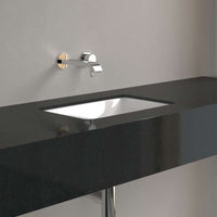Loop & Friends Undercounter Washbasin, 450 x 280 x 170 mm, with overflow, outside surface glazed