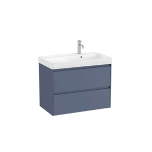 Roca A857762504 ONA unik furniture with 2 drawers matt blue 800mm right