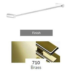 Gessi Rilievo 59403.710 60cm centre distance towel rail in Brass PVD