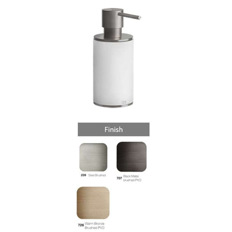 GESSI GESSI316 54737.239 Standing soap dispenser holder in Steel brushed