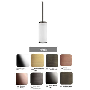 GESSI INCISO 58543.187 Standing brush holder in Aged Bronze