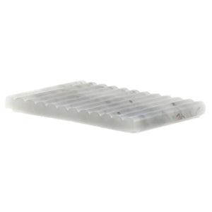 SV Casa Ripple KYHPLT13FR Ripple Shades Of Grey Soap Dish L 12cm x W 8cm x H 1cm in Grey