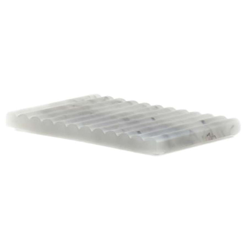 SV Casa Ripple KYHPLT13FR Ripple Shades Of Grey Soap Dish L 12cm x W 8cm x H 1cm in Grey