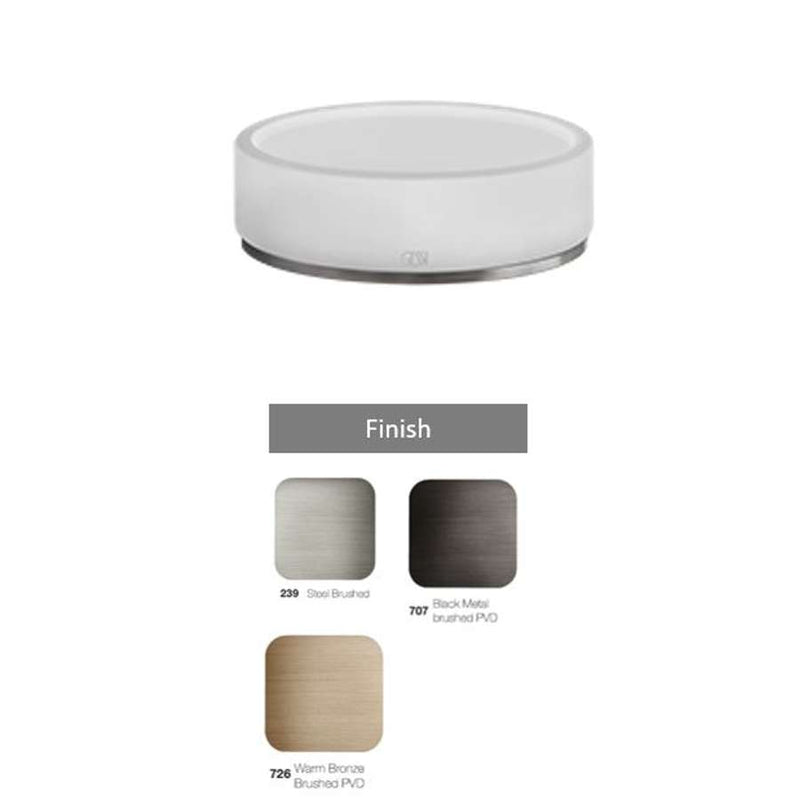 GESSI GESSI316 54725.726 Standing soap holder in Warm Bronze Brushed PVD