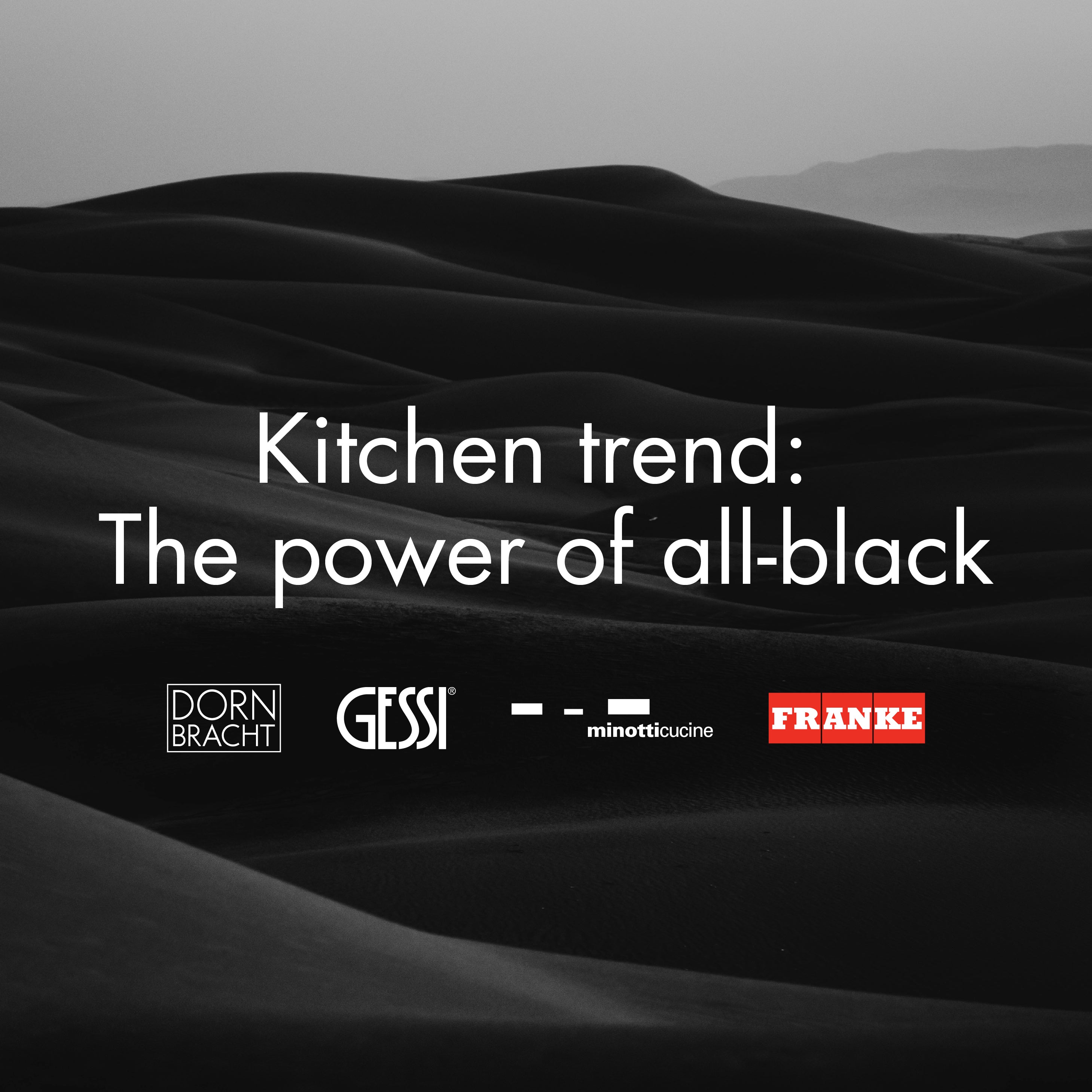 COLOURLIVING | Kitchen Trend | The Power of All-Black
