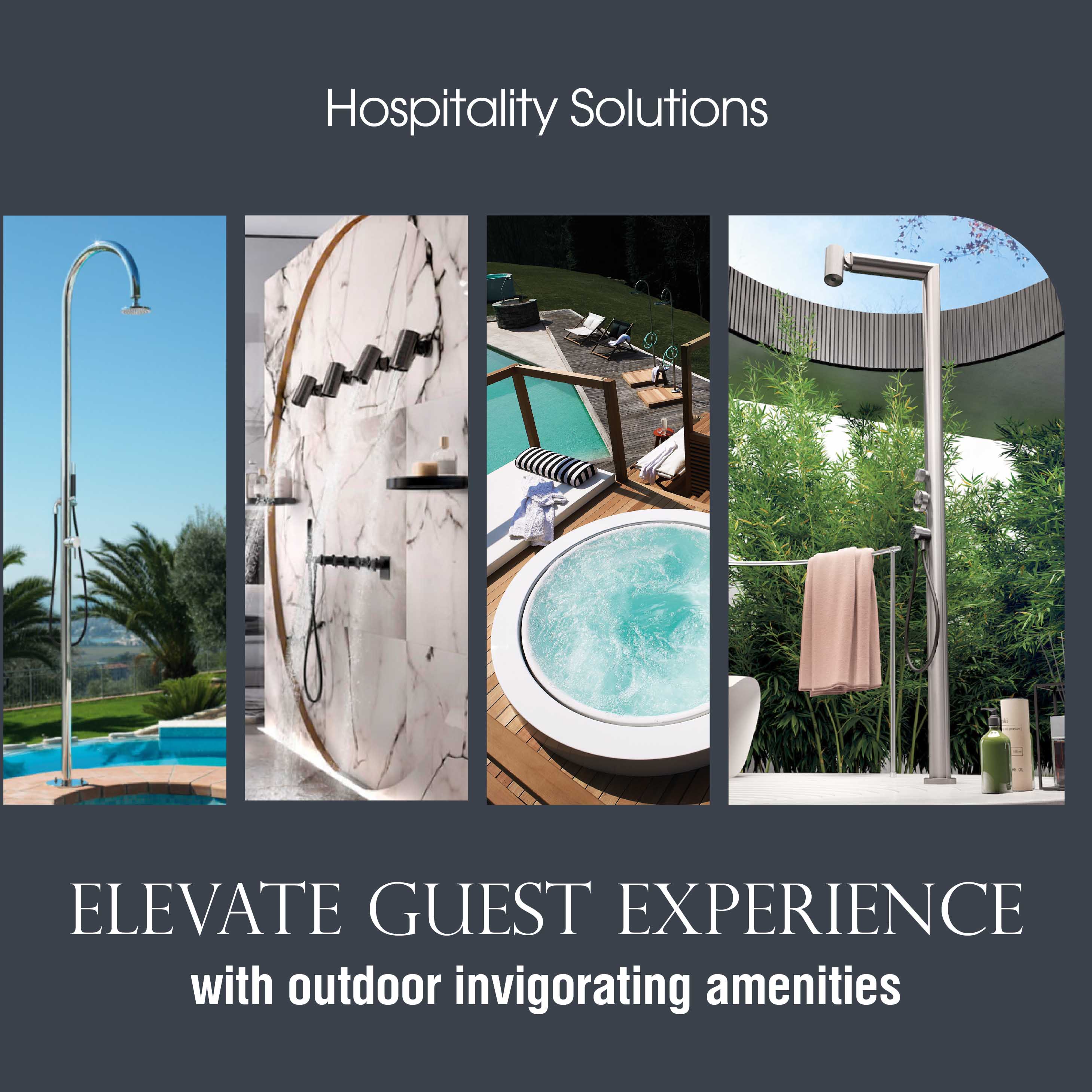 COLOURLIVING | HOSPITALITY SOLUTIONS | ELEVATE GUEST EXPERIENCE WITH OUTDOOR INVIGORATING AMENTITIES