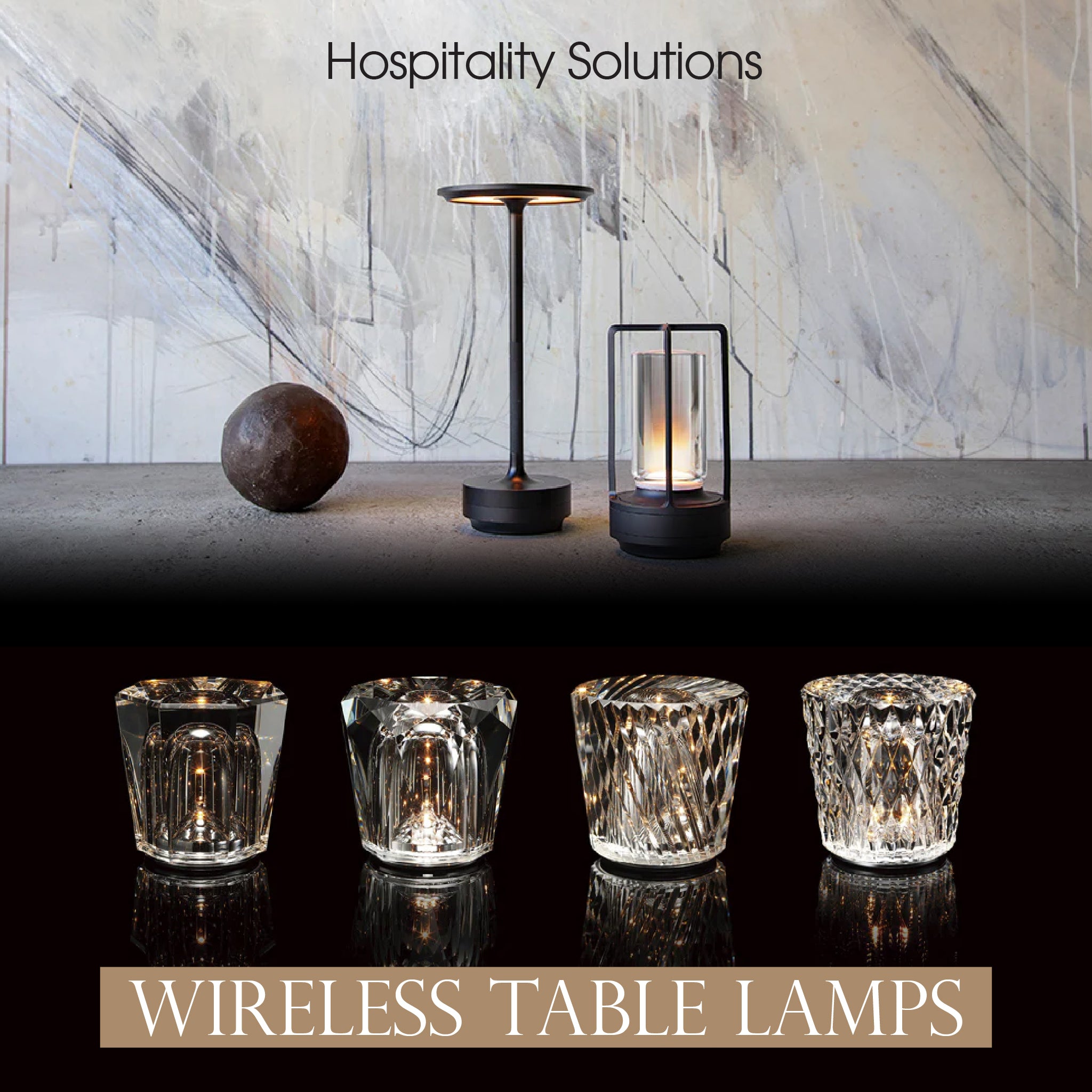 COLOURLIVING | HOSPITALITY SOLUTIONS | WIRELESS TABLE LAMPS