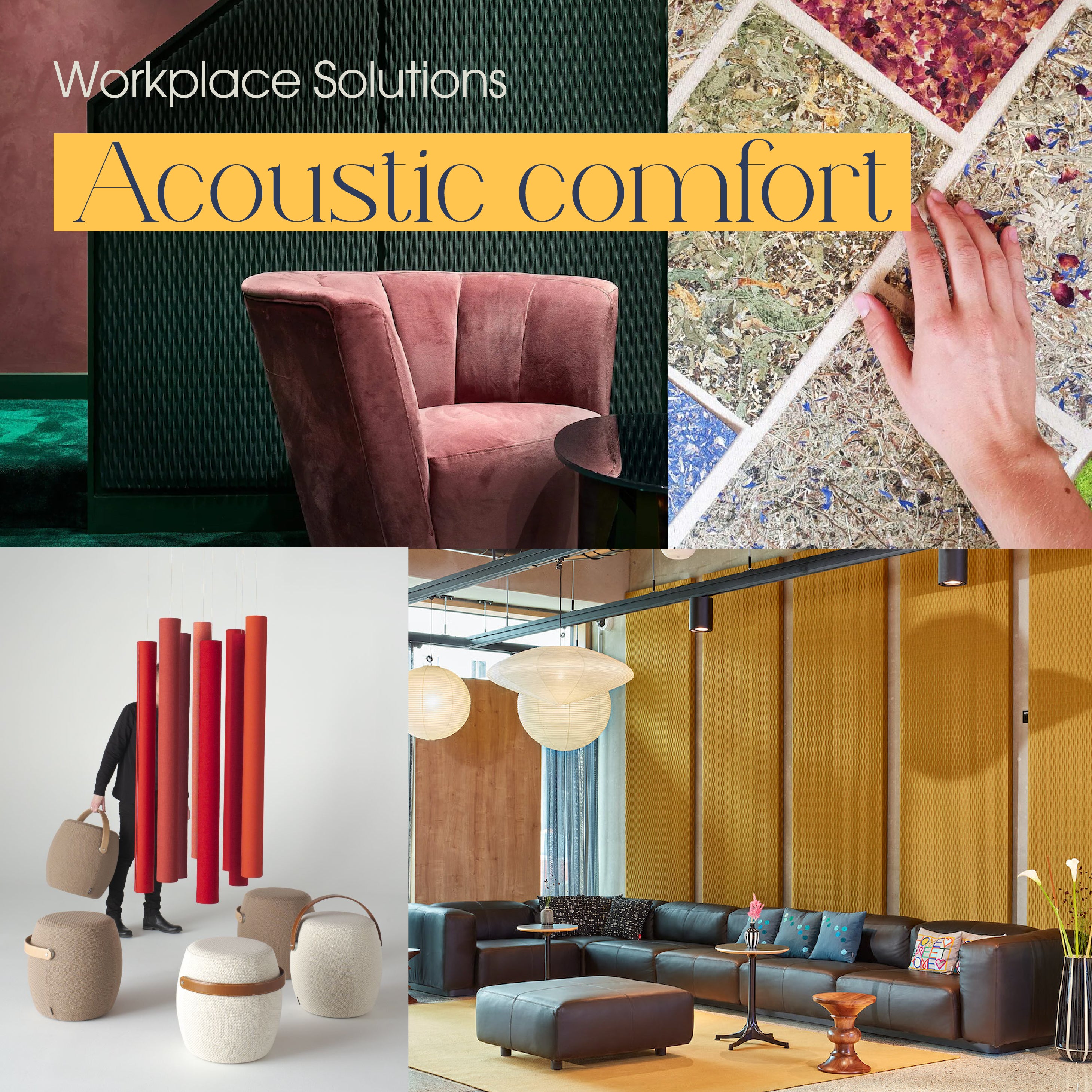 COLOURLIVING | WORKPLACE SOLUTIONS | ACOUSTIC COMFORT