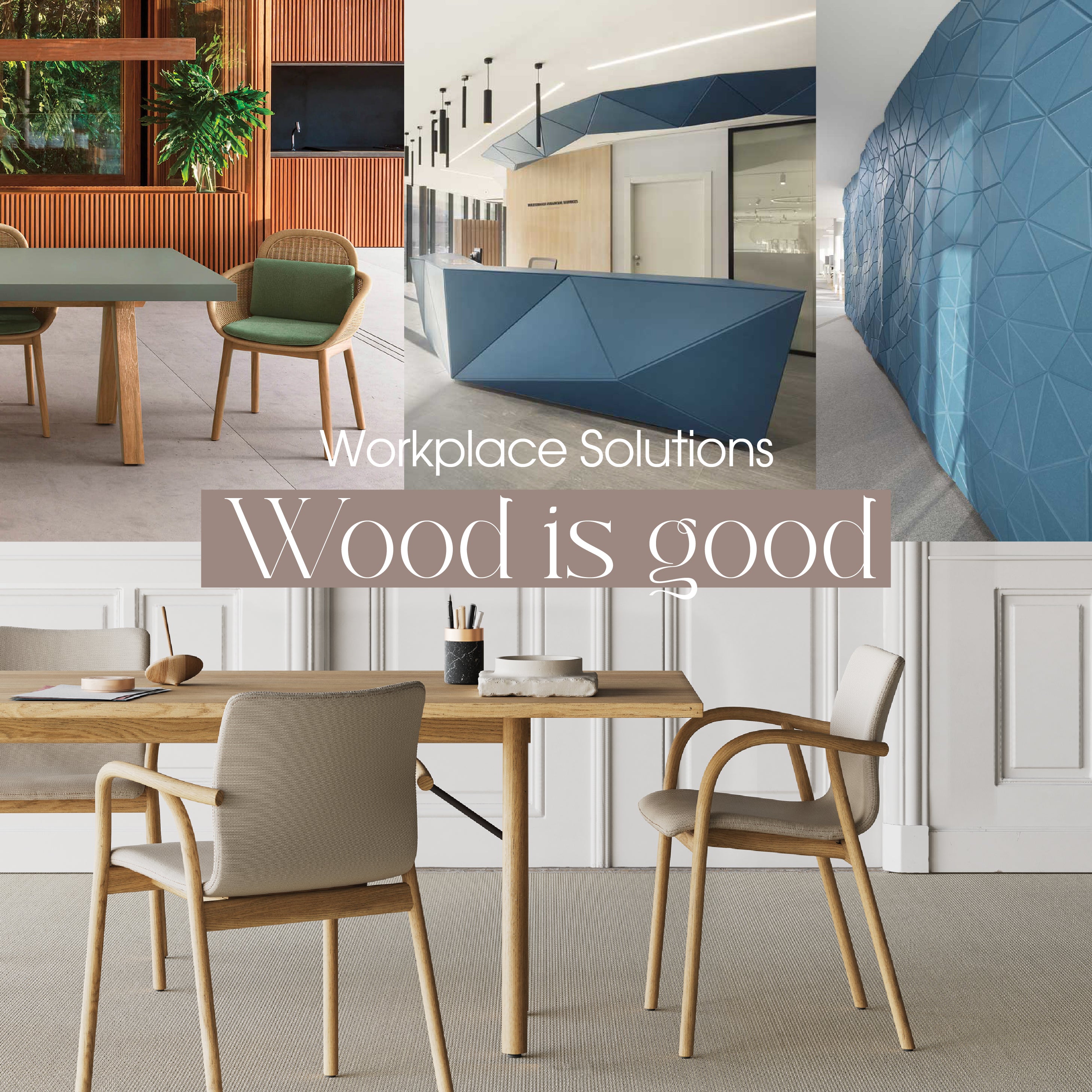 COLOURLIVING | WORKPLACE SOLUTIONS | WOOD IS GOOD