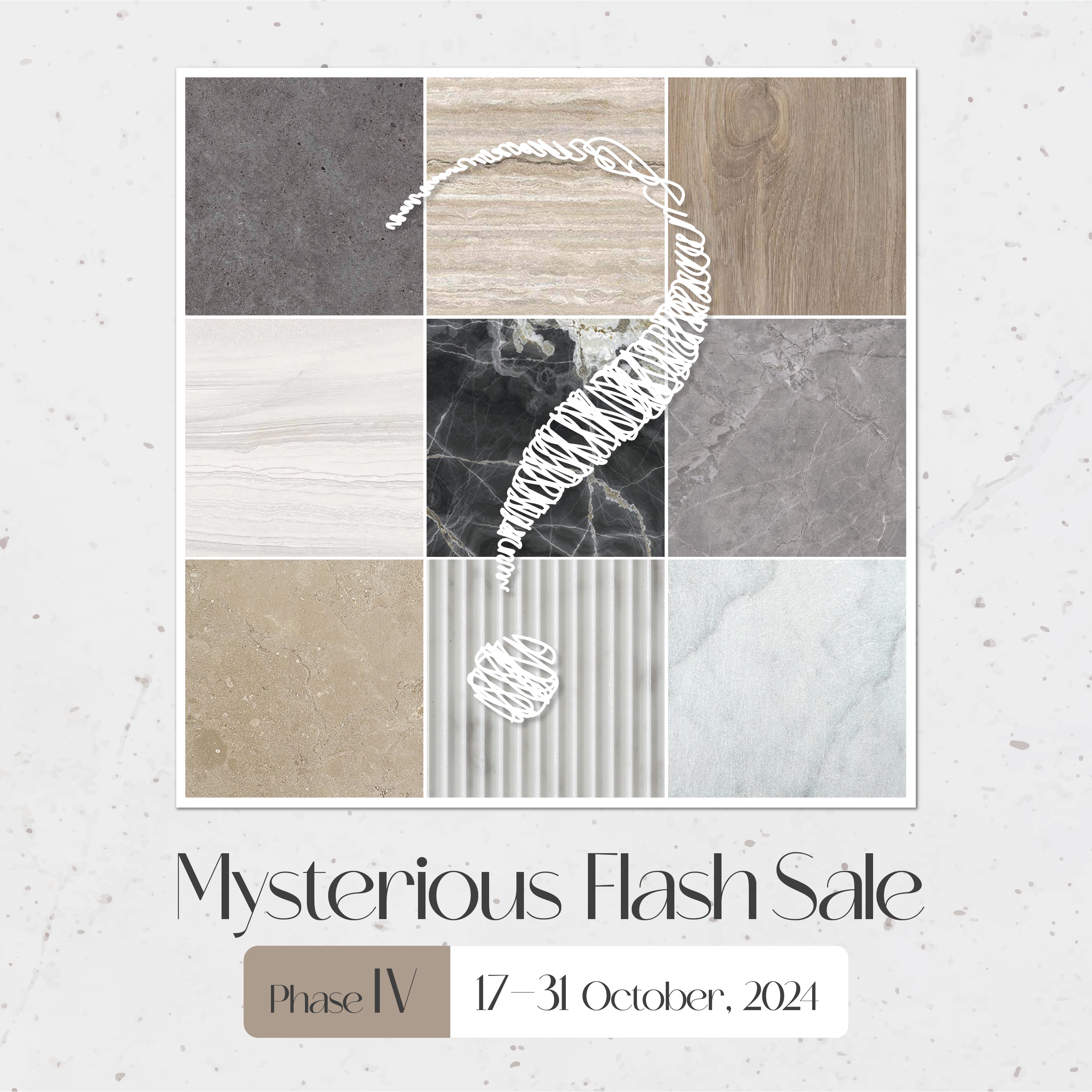 COLOURLIVING | Mysterious Flash Sale Phase IV｜第四階段瓷磚產品驚喜優惠