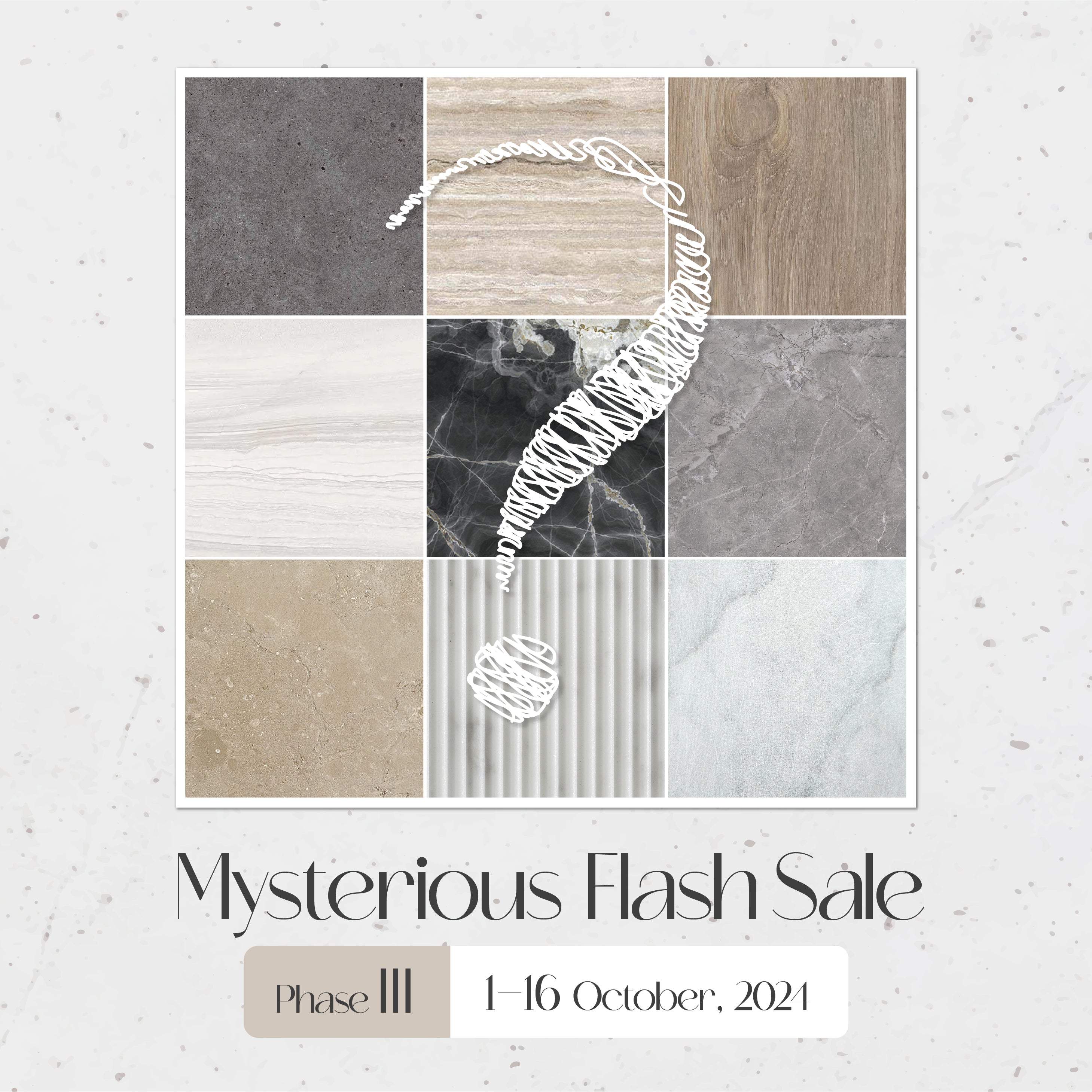 COLOURLIVING | Mysterious Flash Sale Phase III｜第三階段瓷磚產品驚喜優惠