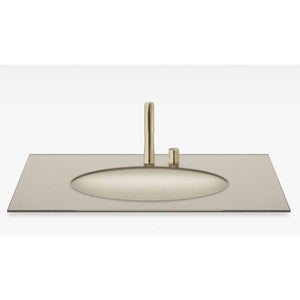 Undercounter washbasin 670 x 420 mm in greige