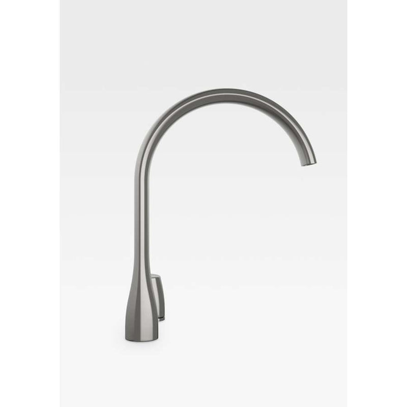 Single side lever basin mixer in chrome