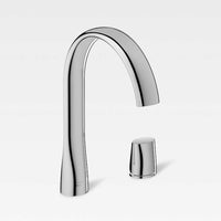 Single side lever basin mixer in chrome