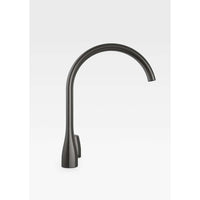 Single side lever basin mixer in nero