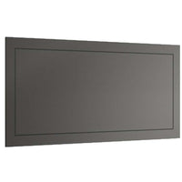 Built-in horizontal cabinet in nero with courtesy lighting (12 V/DC  transformer not included)