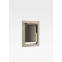 Built-in cabinet 200 x 250 x 150 mm in greige for toilet-jet