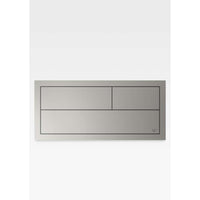 Built-In Large Capacitative Dual Flush Cabinet in Silver, Ac Supply Required