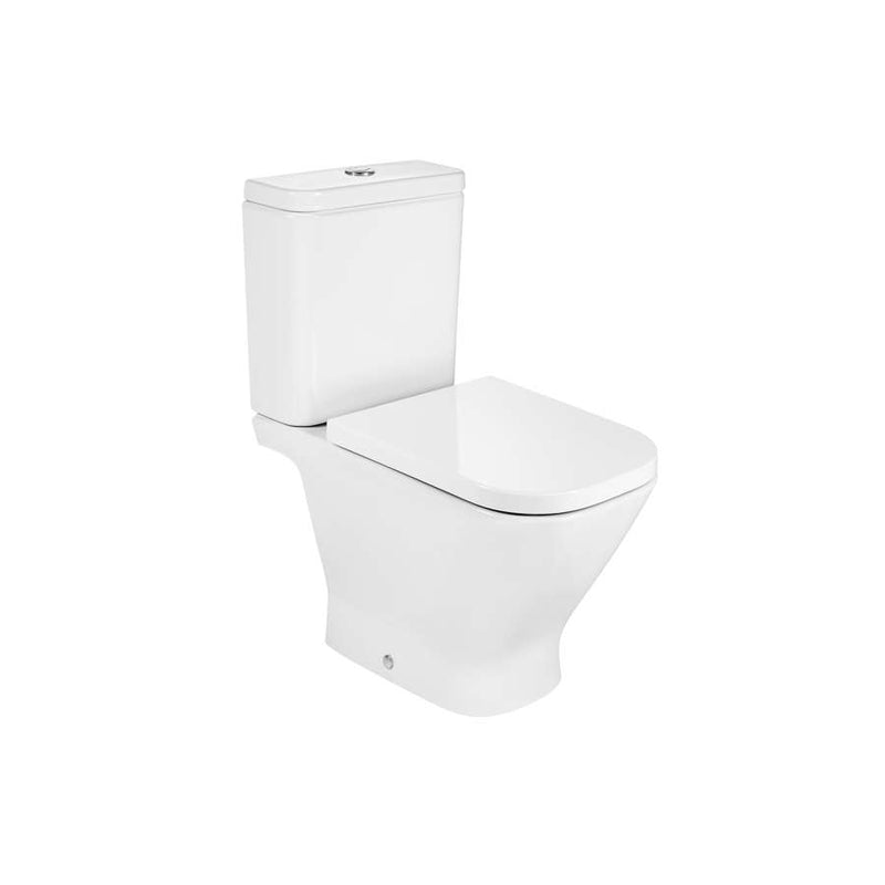 The Gap Vitreous china close-coupled WC with horizontal outlet