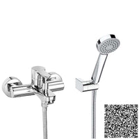 L20 Wall-mounted bath-shower mixer with automatic diverter with retention