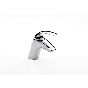 M2 Basin mixer with aerator and pop-up waste in chrome
